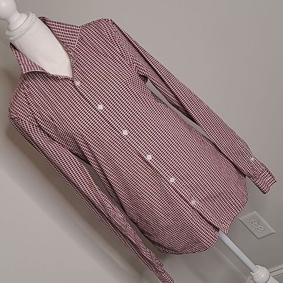 Armani Exchange sz M/M button front shirt with collar fitted casual - Picture 1 of 10